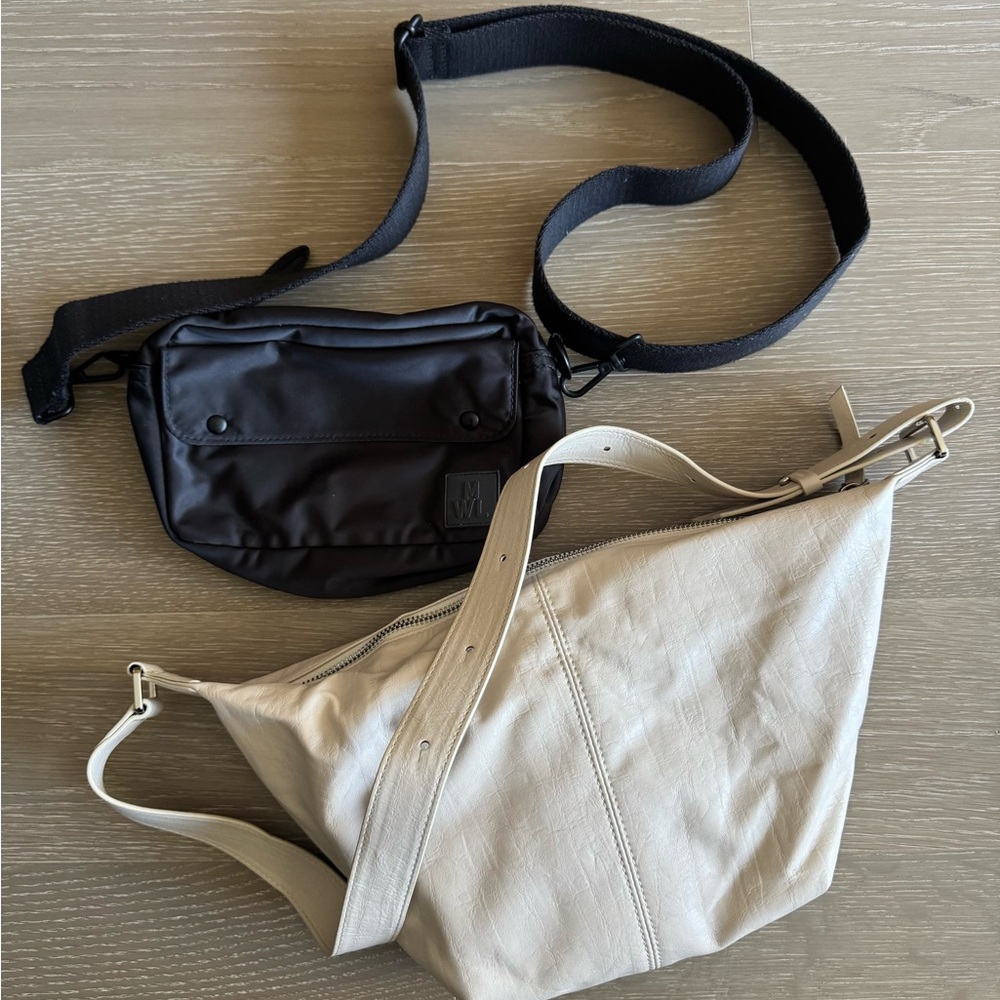 Bundle 2pc Bags - Munier Rider Sling Bag and Madewell Camera Bag